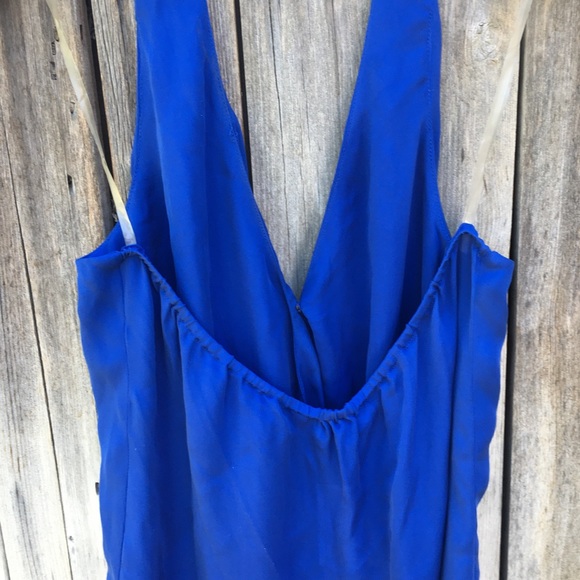 NWT Parker Wales Halter Top Silk Blue M - Picture 13 of 16
